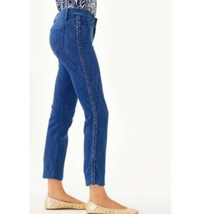 Lilly Pulitzer South Ocean Crop Flare Jeans